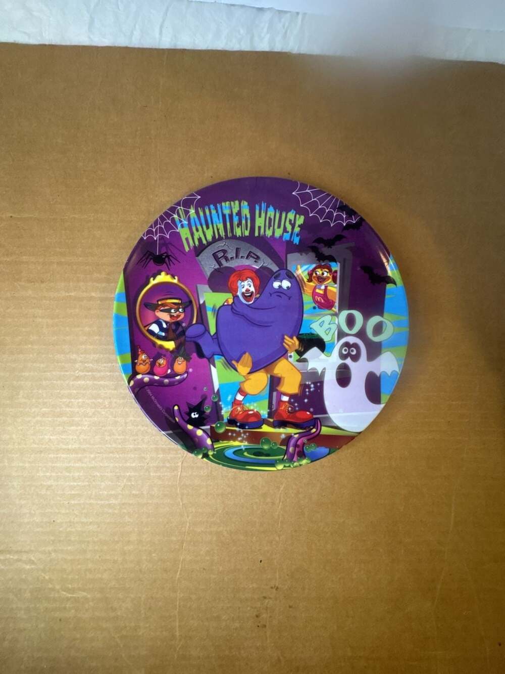 2004 McDonald's Haunted House Promotional Plastic Plate